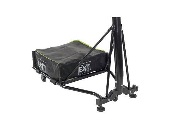 Стойка баскетбольна мобільна EXIT Galaxy black + кільце з амортизацією - Фото 5