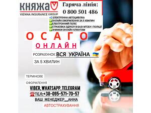 СТРАХОВКА М.Бердичів.Оформлення Онлайн.Вся Україна! Не виходячи з дому та офісу