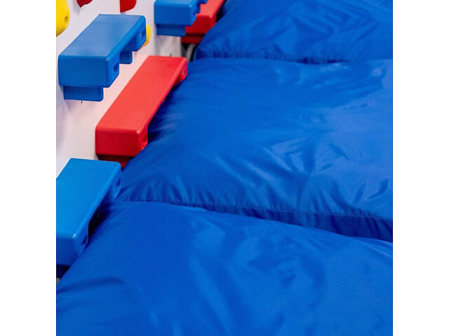 Страхувальний мат Альпініст 220х220х30 см до 125 кг Тіа-Спорт Синій - Фото 4