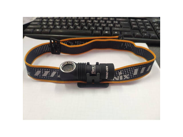 Стрічка для налобних ліхтарів Fenix, одинарна, AFH-03, чорно-помаранчева - Фото 8