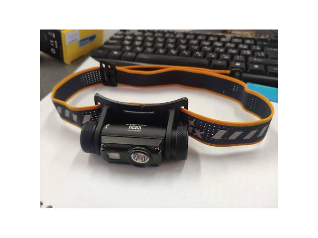 Стрічка для налобних ліхтарів Fenix, одинарна, AFH-03, чорно-помаранчева - Фото 9