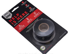 Стрічка ремонтна термоусадочна SELSIL 3,6 м х 2,54 см. для труб, шлангів, ізоляції (силіконова) [8]