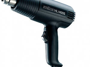 Будівельний фен Steinel HL 1400 S: 1400Вт, 240/450 л/хв.,2 швидкості 300° та 500°C, легкий 550г, Німеччина