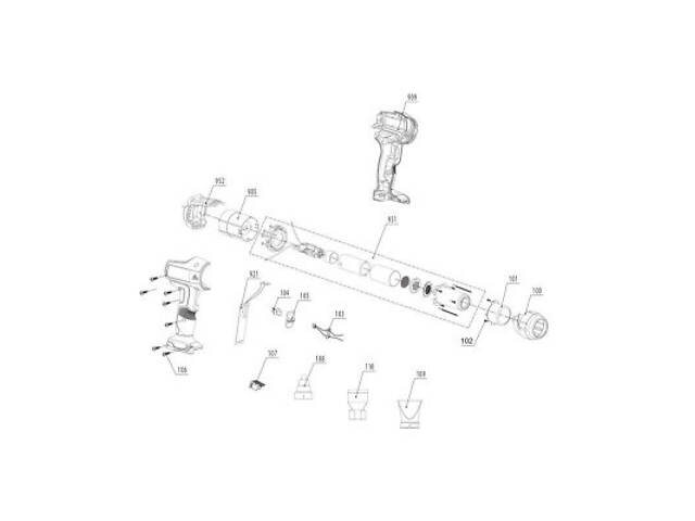 Будівельний фен Einhell TE-HA 18 Li-Solo (без АКБ і ЗУ) (4520500) - Фото 9