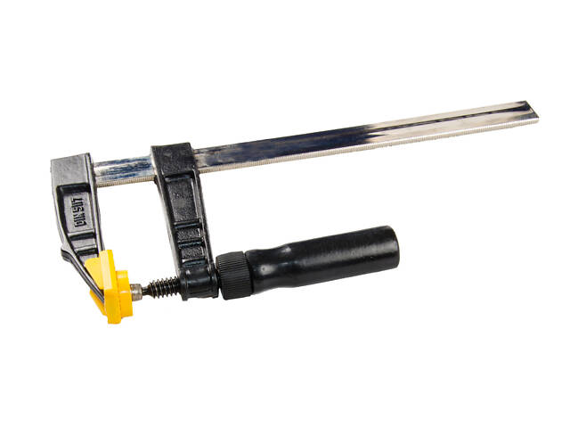 Струбцина столярна MASTERTOOL F-Type 300х120 мм 3200 Н дерев'яна ручка DIN 5117 07-0004 - Фото 1