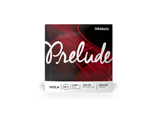 Струни для альта D'Addario Prelude Viola String Set Long Scale Medium Tension (J910 LM) - Фото 1