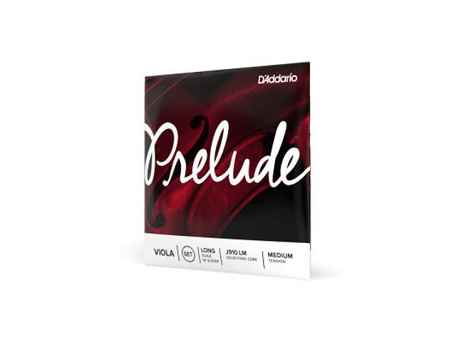 Струни для альта D'Addario Prelude Viola String Set Long Scale Medium Tension (J910 LM) - Фото 2