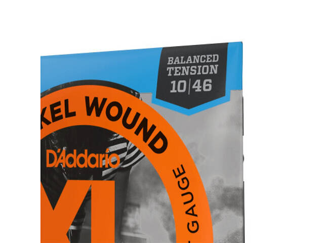 Струни для гітари D'Addario XL Nickel Wound Regular Light Balanced Tension (10-46) (EXL110BT) - Фото 4