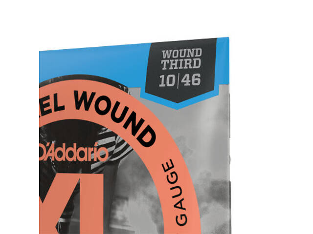 Струни для гітари D'Addario XL Nickel Wound 3rd Regular Light (10-46) (EXL110W) - Фото 4