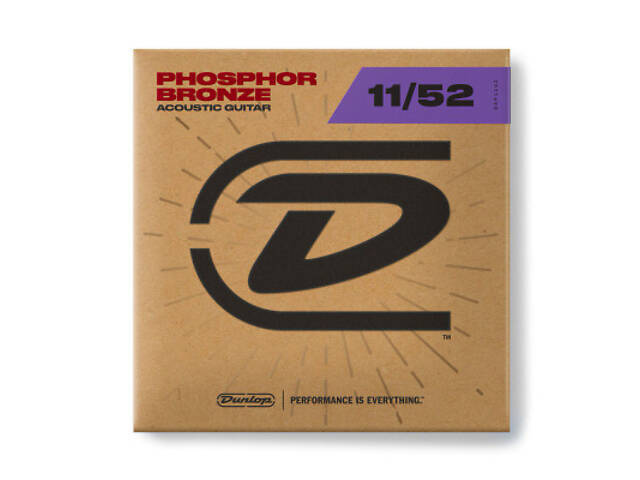 Струни для гітари Jim Dunlop Phosphor Bronze Acoustic Guitar Strings (11-52) (DAP1152) - Фото 4