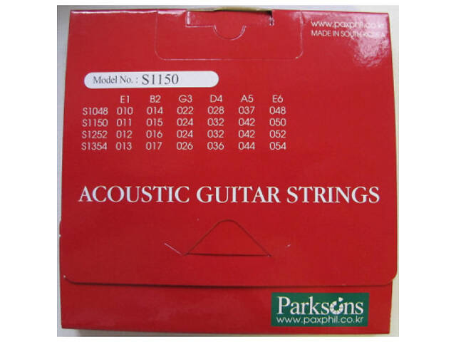 Струни для гітари Parksons Acoustic L (11-50) (S1150) - Фото 3