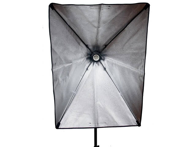 Студийный свет RESTEQ с патроном E27 и софтбоксом 50x70 см для фотостудии с регулируемой стойкой 2.2 м для профессиональ - Фото 6