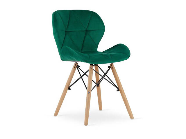 Стілець Just Sit RIPIANO Velvet Зелений - Фото 1