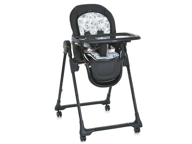 Стульчик для кормления El Camino Crystal ME-1037-B-Black-Gold черный с золотистым