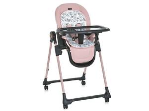 Стульчик для кормления El Camino Crystal ME-1037-B-Rose-Gold розовый с золотом
