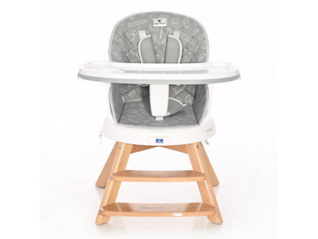 Стільчик для годування Bertoni/Lorelli NAPOLI grey candy (23730) - Фото 3