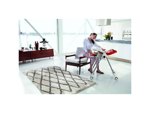 Стільчик для годування Peg-Perego Prima Pappa Follow Me Ice (IH01000000BL73) - Фото 7