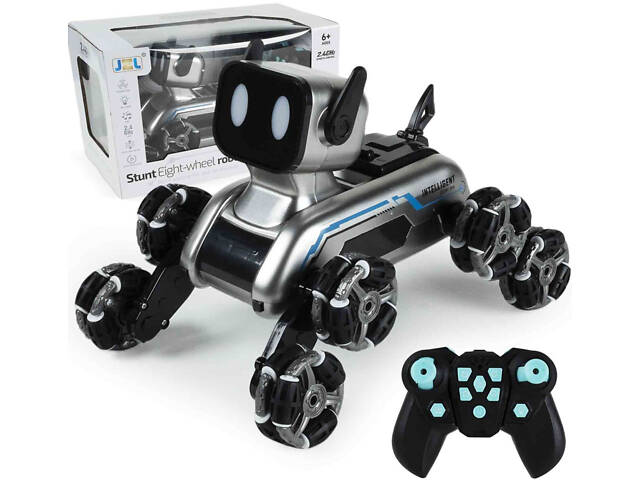 Stunt eight-wheel robot dog Восьмиколісний трюковий собака-робот - Фото 1