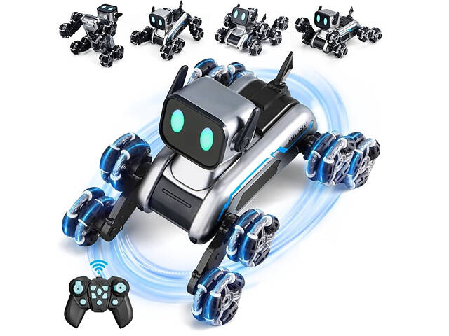 Stunt eight-wheel robot dog Восьмиколісний трюковий собака-робот - Фото 2