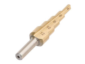 Ступенчатое сверло по металлу MAX от 4 до 12 мм