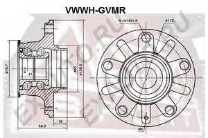 Ступица колеса для моделей: AUDI (A3, A3,A3), BMW (3-Series), SEAT (ALTEA,LEON,ALTEA), SKODA (FABIA), VOLVO (V50), VOL