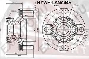 Ступиця колеса для моделей: HYUNDAI (ELANTRA, ELANTRA), KIA (CERATO)