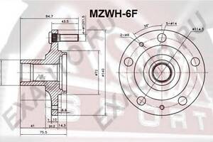 Ступица колеса для моделей: MAZDA (6, 6,6,6,6,6)