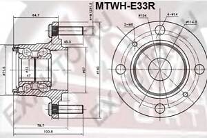 Ступиця колеса для моделей: MITSUBISHI (GALANT, GALANT)