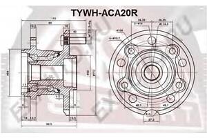 Ступица колеса для моделей: TOYOTA (RAV-4)