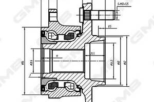 Ступица колеса GH33180M