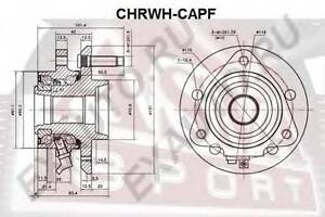 СТУПИЦА ПЕРЕДНЯЯ (CHEVROLET CAPTIVA (C100) 2007-) ASVA CHRWHCAPF на CHEVROLET CAPTIVA (C100, C140)