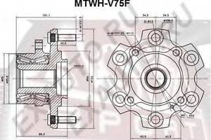 СТУПИЦА ПЕРЕДНЯЯ (MITSUBISHI PAJERO III MONTERO V75W 2000-2006) ASVA MTWHV75F на MITSUBISHI SHOGUN III Вездеход открытый