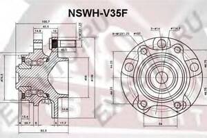 СТУПИЦА ПЕРЕДНЯЯ (NISSAN INFINITI G35 (V35) 2002-2007) ASVA NSWHV35F на INFINITI G седан