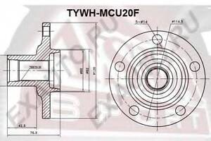 Ступица передняя (замена) TOYOTA 4350228100 на TOYOTA HARRIER (MCU3_, MHU3_, ACU3_, GSU3_)