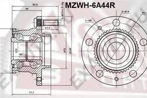 СТУПИЦА ЗАДНЯЯ (6 GG 2002-2008) ASVA MZWH6A44R на MAZDA EUNOS 800 (TA)