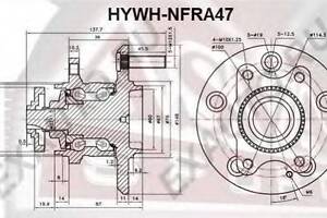 СТУПИЦА ЗАДНЯЯ (HYUNDAI NF SONATA 2005-) ASVA HYWHNFRA47 на KIA RONDO III (UN)