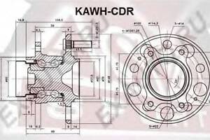 СТУПИЦА ЗАДНЯЯ (KIA CEED 2006-) ASVA KAWHCDR на HYUNDAI AVANTE седан (HD)