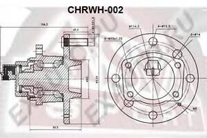 СТУПИЦА ЗАДНЯЯ (LACETTI J200 2002&lt ) ASVA CHRWH002 на DAEWOO NUBIRA седан (KLAJ)