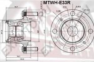 СТУПИЦА ЗАДНЯЯ (MITSUBISHI CHARIOTSPACE WAGON N33WN43W 1992-2000 MITSUBISHI GALANT E3# 1988-1992) ASVA MTWHE33R на MITSU