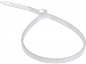 Стяжка 250мм/3.0мм, белые, 100шт=уп. Ritar (CTR-W3250)