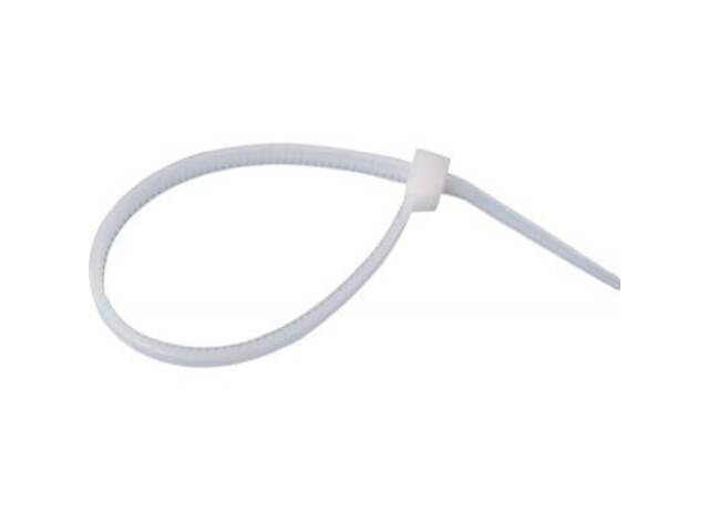 Стяжка Ritar 150мм/3.0мм, біла, 100 шт (CTR-W3150) - Фото 1