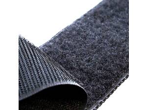 Стяжки на липучці ширина 10 мм, рулон 45 м, чорні, ціна за рулон