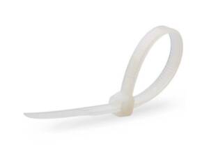 Стяжки нейлон Ritar 3, 0х100мм білі (100 шт)