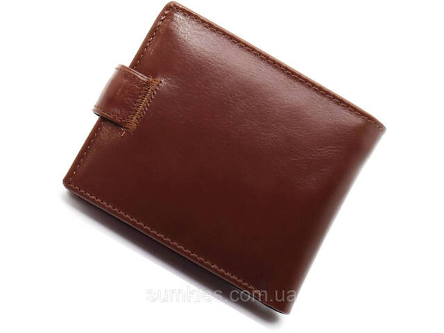 Стильне шкіряне чоловіче портмоне ST Leather В103 Коричневий - Фото 3