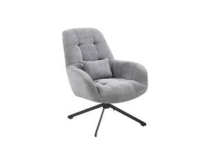 Стильное кресло Holms FR12-FX, серый / черный