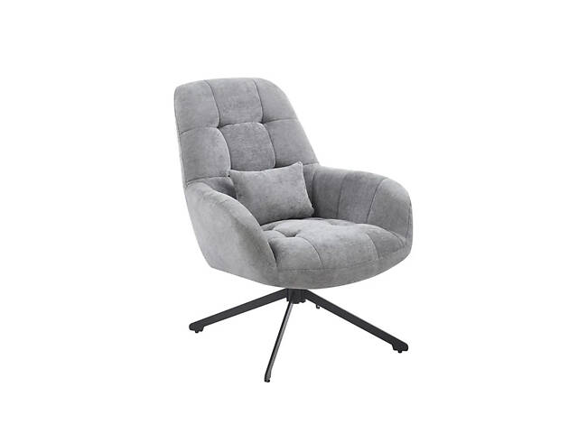 Стильное кресло Holms FR12-FX, серый / черный - Фото 1