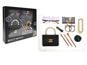 Стильный набор косметики для девочек сумочка очки A3