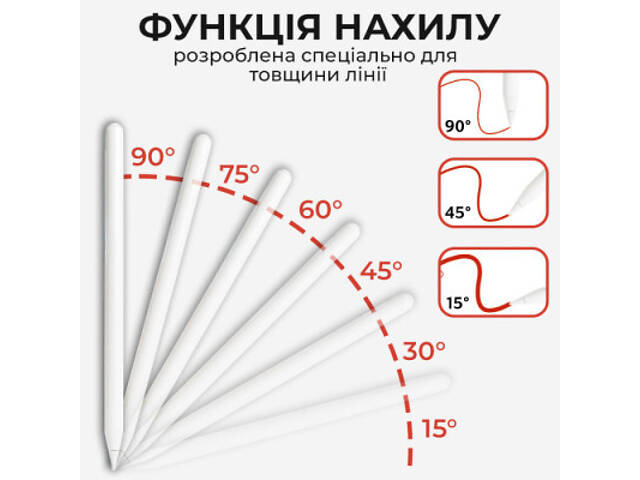 Стилус AirOn AirSens white для iPad (6126755813230) - Фото 5