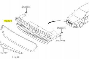 SUBARU IMPREZA РЕШІТКА РАДІАТОРА ОРИГІНАЛ 2019-