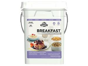 Сублімовані сніданки 162 порції з великим терміном придатності 30 років Augason farms